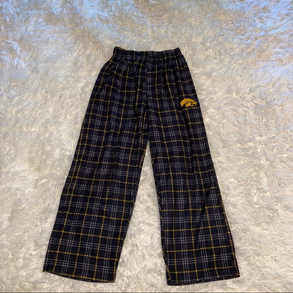 Boy’s Iowa Hawkeye Plaid Pajama Pants